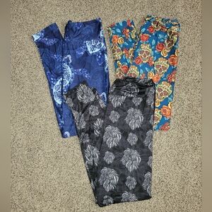 Colorful Patterned Leggings Set